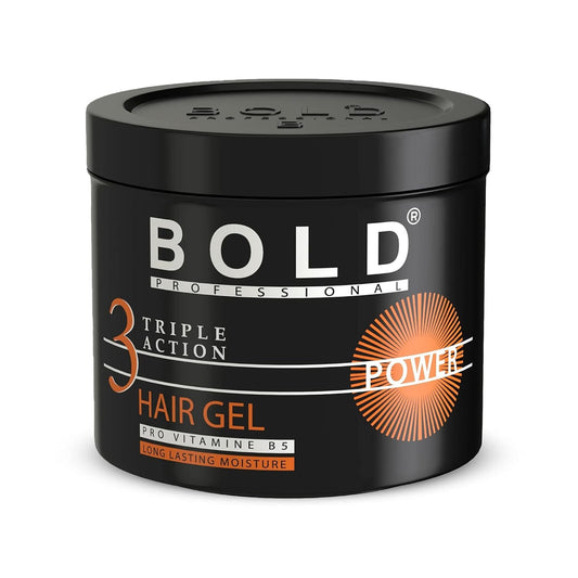 Bold Hair Gel Power |for Sleek, Wavy, or Curly Styles