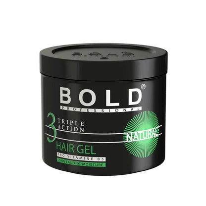 Bold Hair Gel Natural | Soft Hold with a Natural Feel