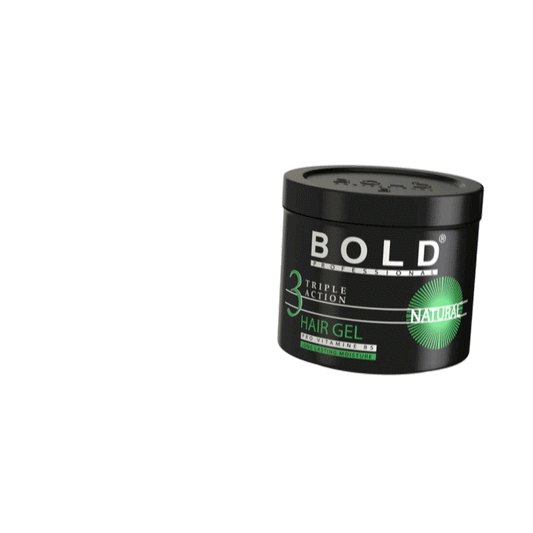 Bold Hair Gel Natural | Soft Hold with a Natural Feel